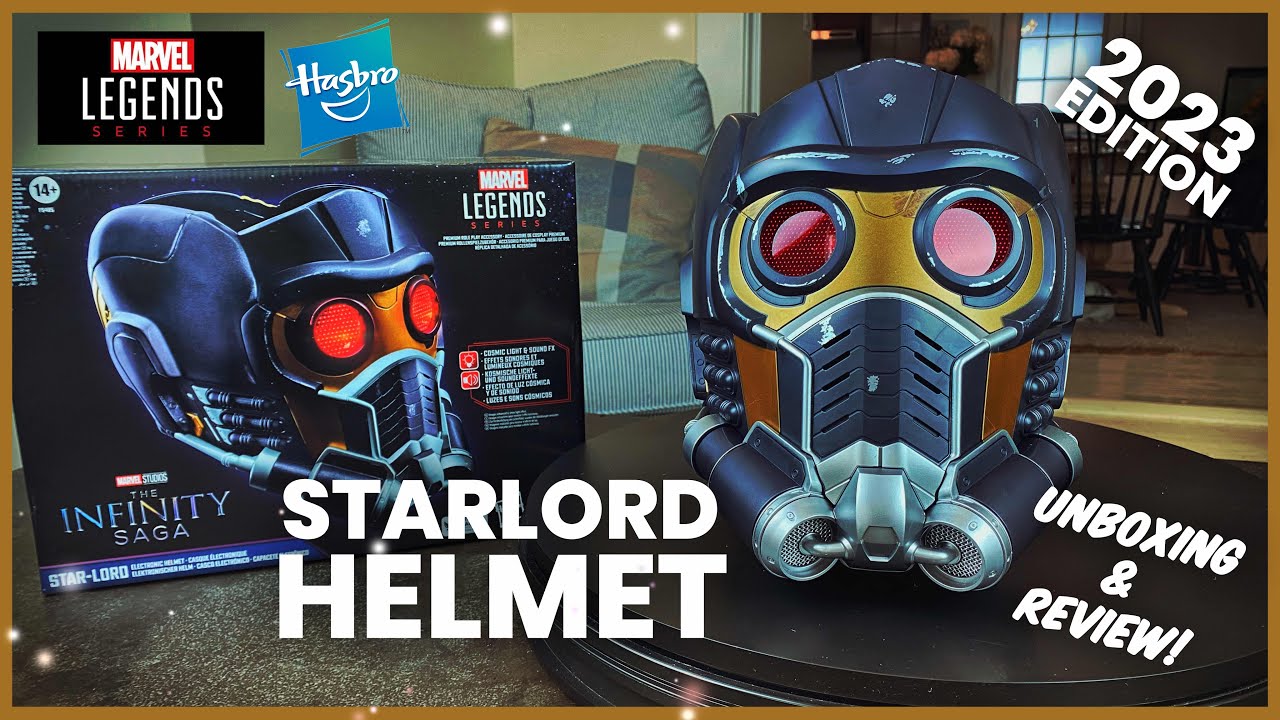 Marvel Legends: Star-Lord Helmet (2023) Unboxing + Review! @hasbroOfficial @hasbropulse