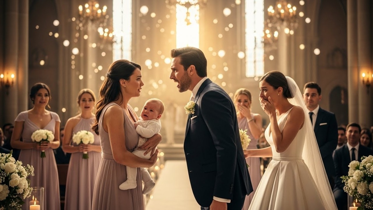 MAFIA BOSS'S BABY WOULDN'T STOP CRYING AT HIS WEDDING. UNTIL THE MAID OF HONOR SAID SHE WAS THE MOM.