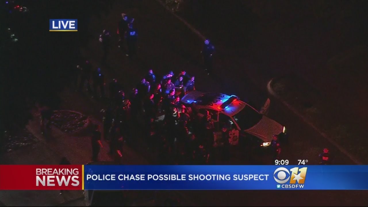 High Speed Chase - Police Shooting At Dallas Home Depot - Suspect Captured