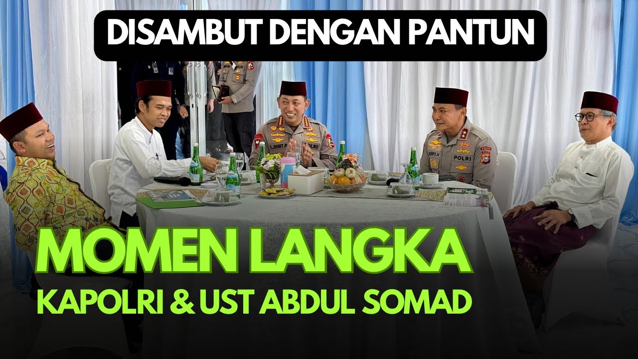 Viral‼️Kapolri Datangi UAS di Pesantren | Momen Hangat & Pantun Bersahutan