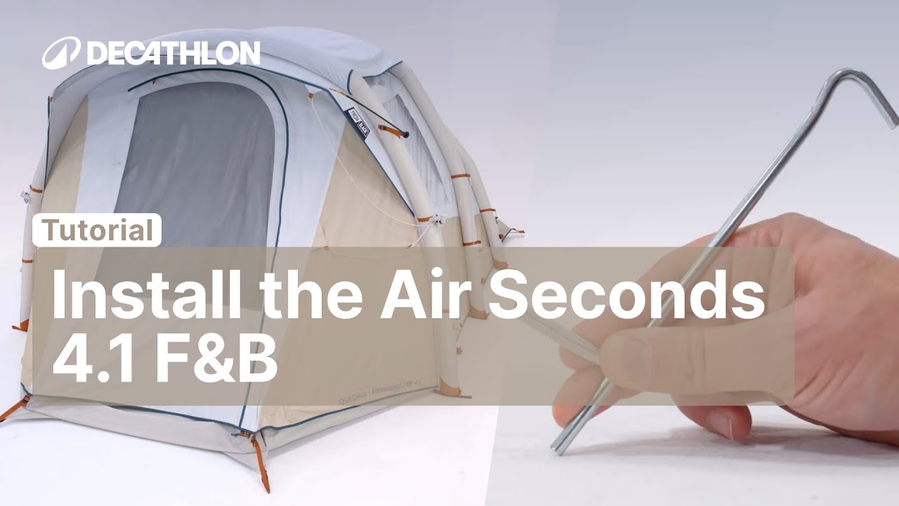 TUTORIAL - How to install the AIR SECONDS 4.1 FRESH & BLACK ? | Decathlon_QUECHUA