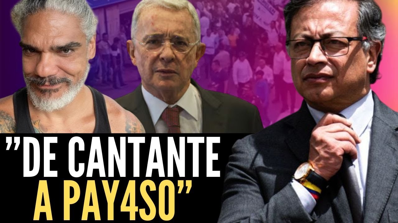 DESTROZ4RON a Julio Nava, en marcha uribista vacía