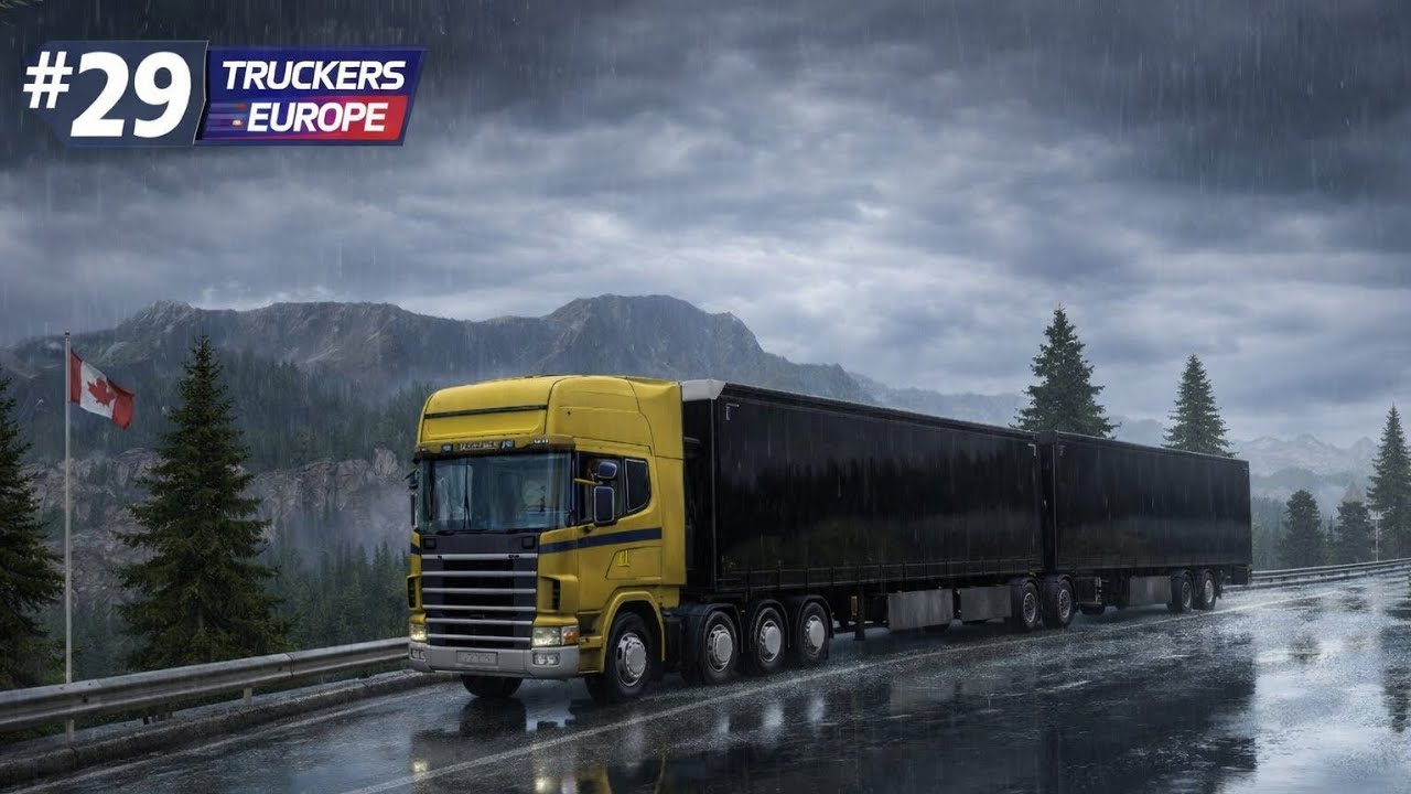 🚛 Truckers of Europe 3 🎮#29🌧️ realistic gameplay 🚦 heavy cargo 🪨 realistic truck 🚛 realistic driving
