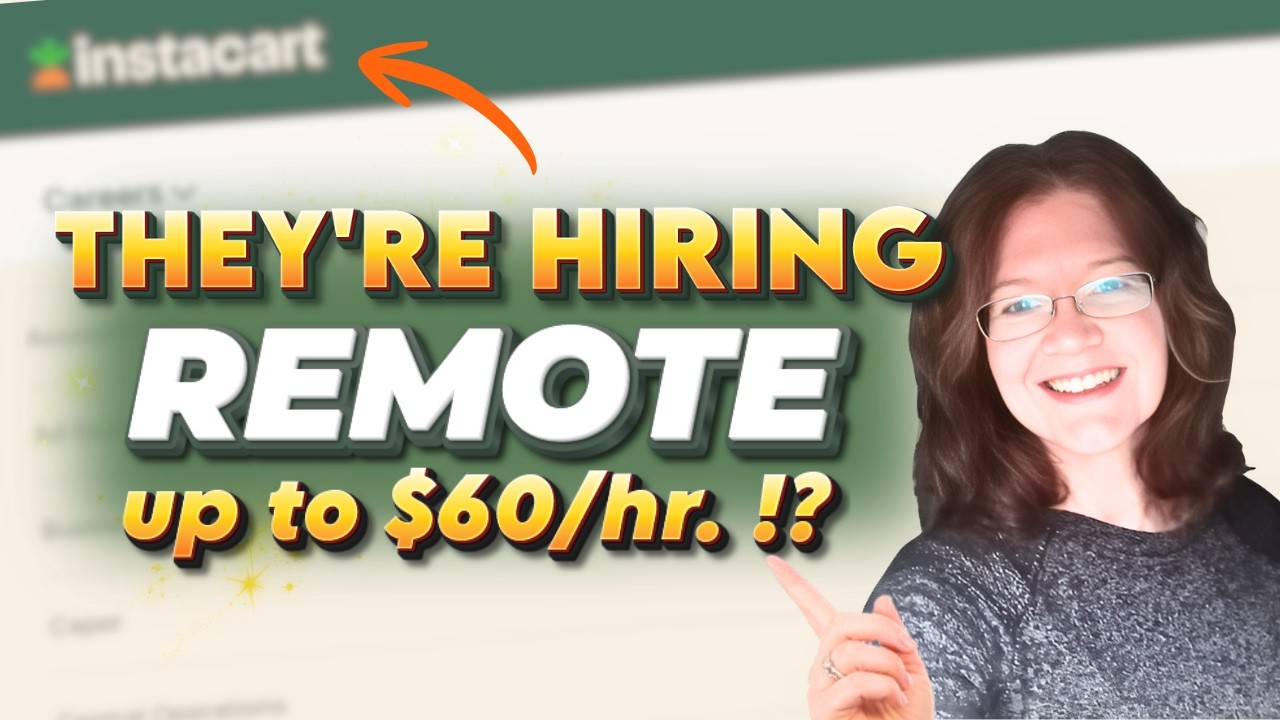 3 Entry Level Remote Jobs (Plus More) Instacart Hiring REMOTE !