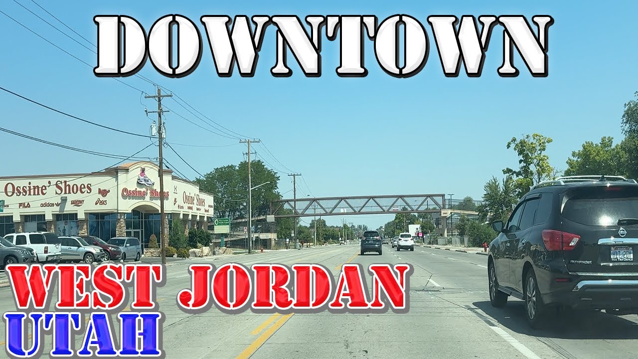 West Jordan - Utah - 4K Downtown Drive
