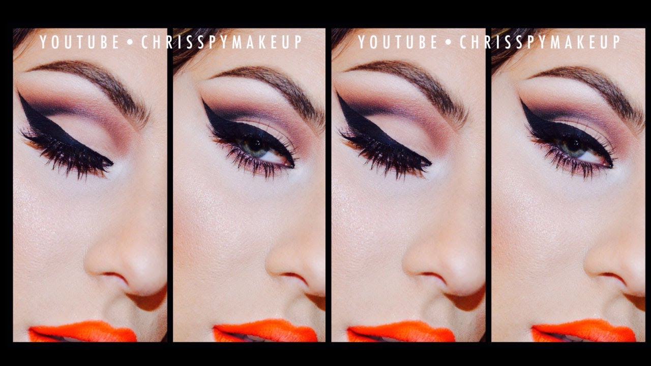 How To: Cut Crease & Bright Lips Tutorial