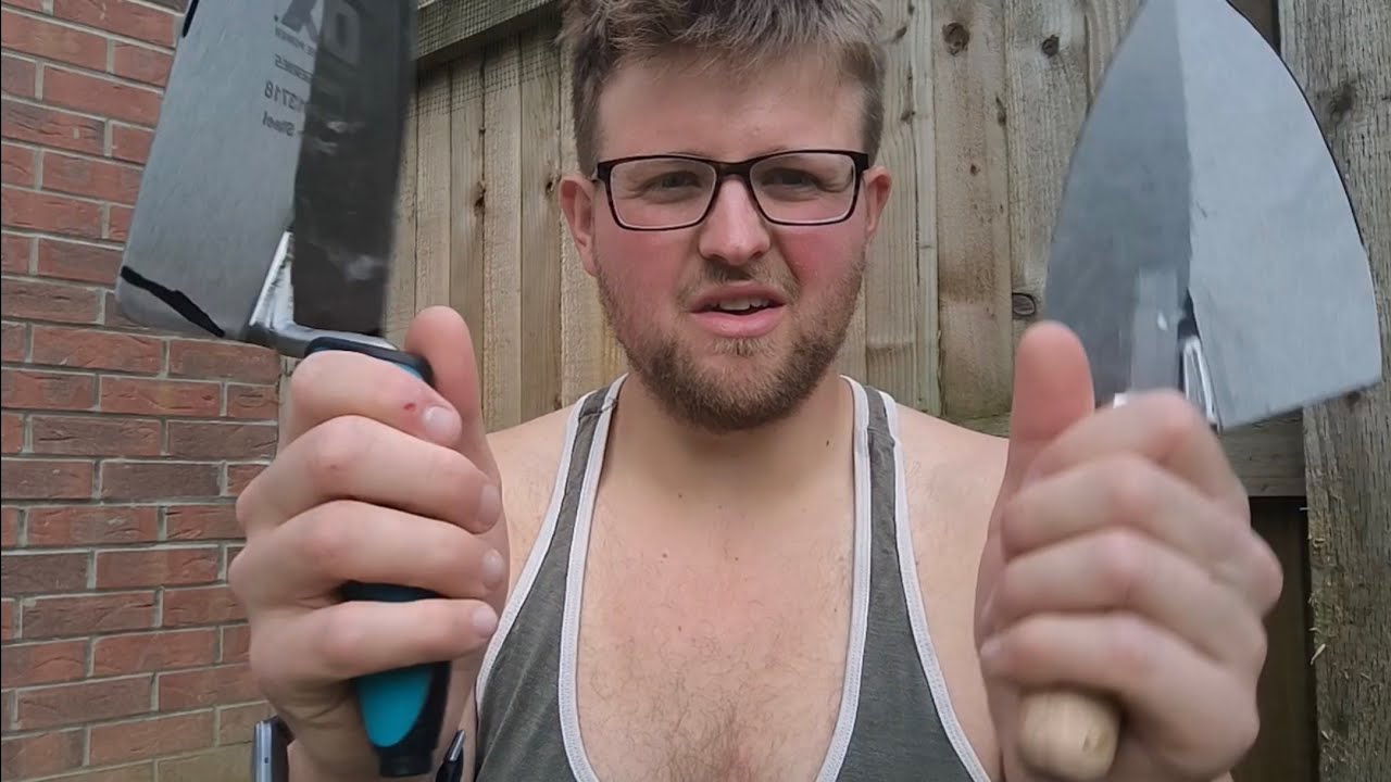 Bricklaying Vlog - Making an English Tub Trowel!