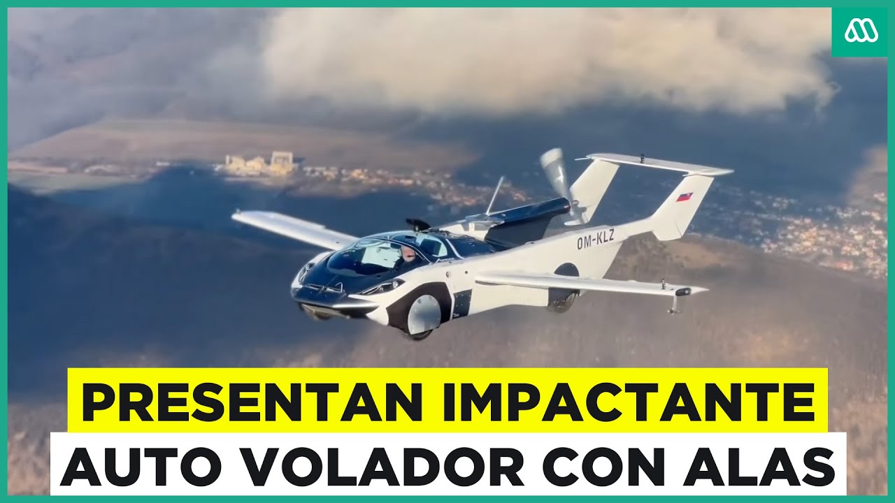 Puede alcanzar los 250 km/h: Video muestra impresionante auto volador con alas
