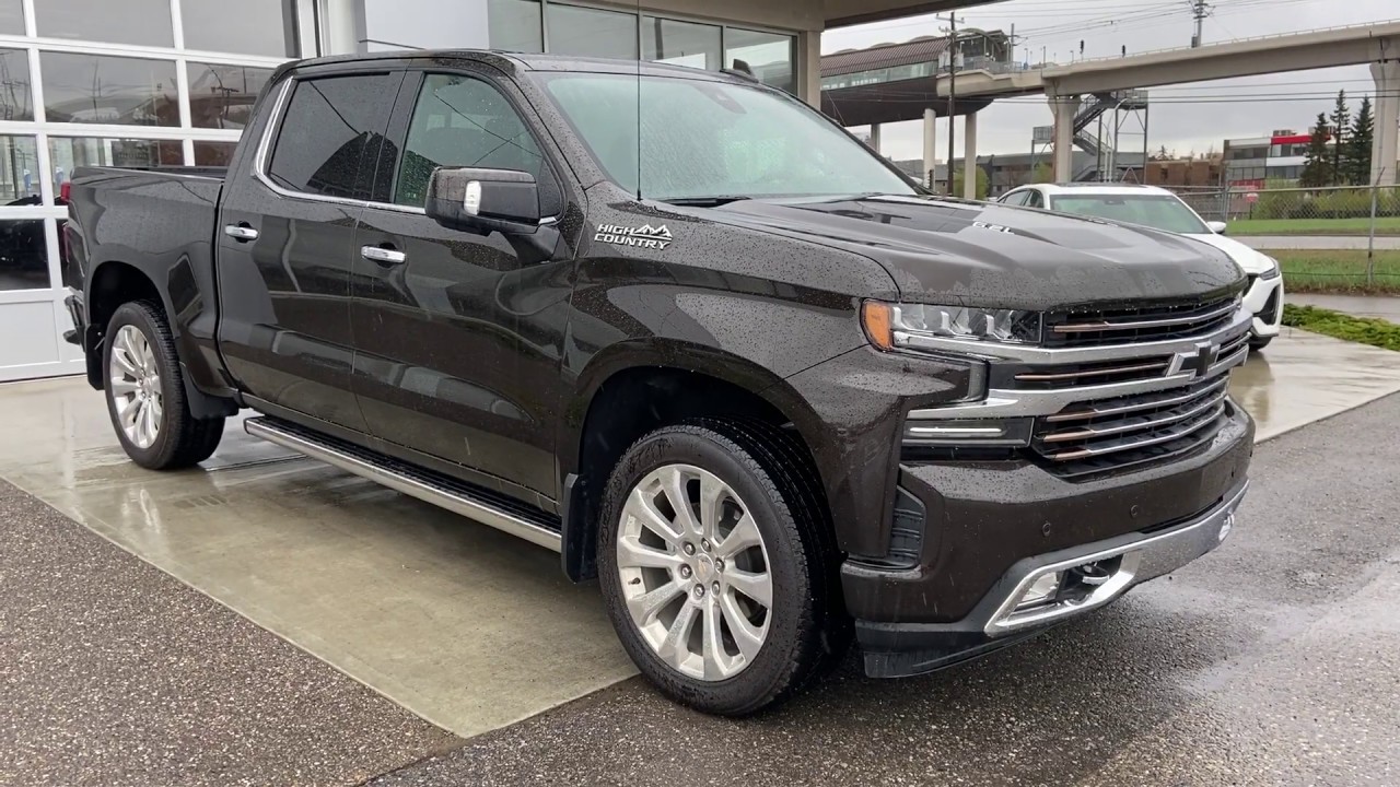 Brown 2019 Chevrolet Silverado 1500 High Country Review - GSL GM City | Calgary
