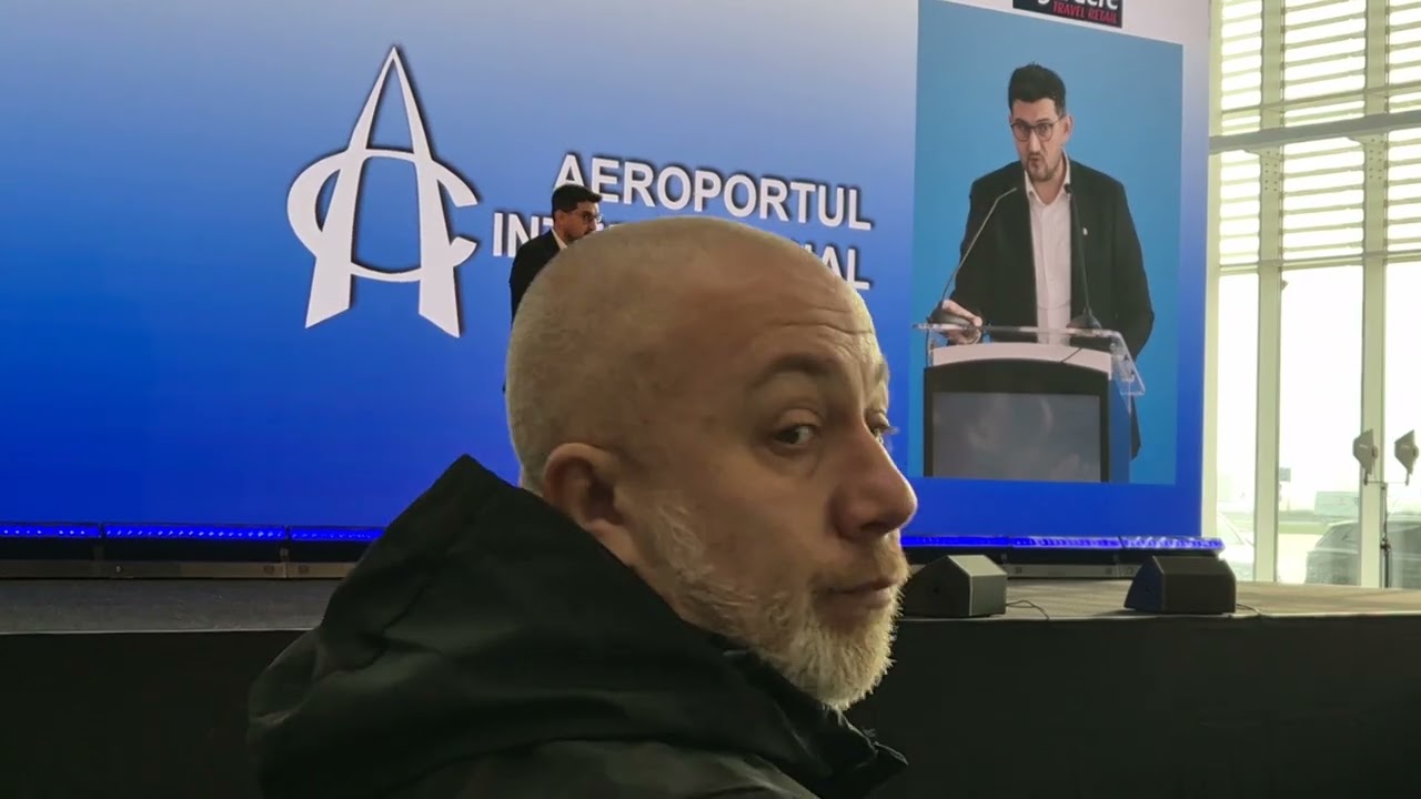 Managerul general Sorin Manda, la inaugurarea noului terminal al Aeroportului Craiova