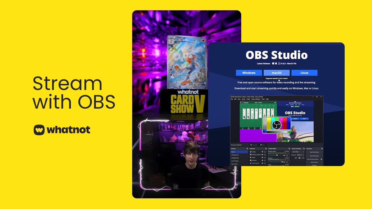 Stream with OBS on Whatnot