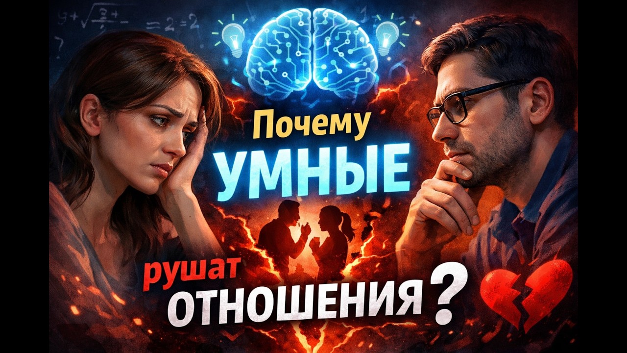 Почему умные рушат отношения. #психологияотношений #умныеиодинокие #отношенияинтеллект #саморазвитие