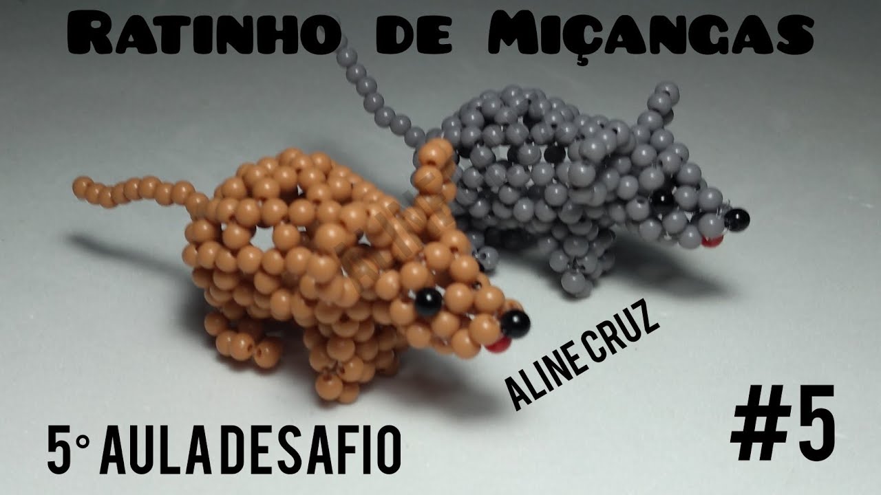 Ratinho De Miçangas- Passo a Passo #5 Desafio