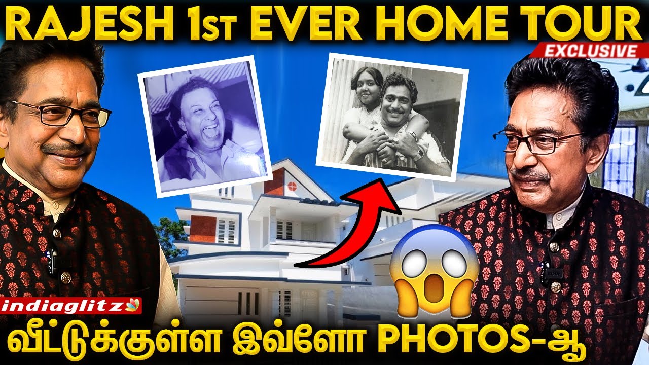 இது வீடா இல்ல Library-யா 😯 உறைந்து போன Anchor | Actor Rajesh 1st Ever Home Tour, MGR, Sivaji