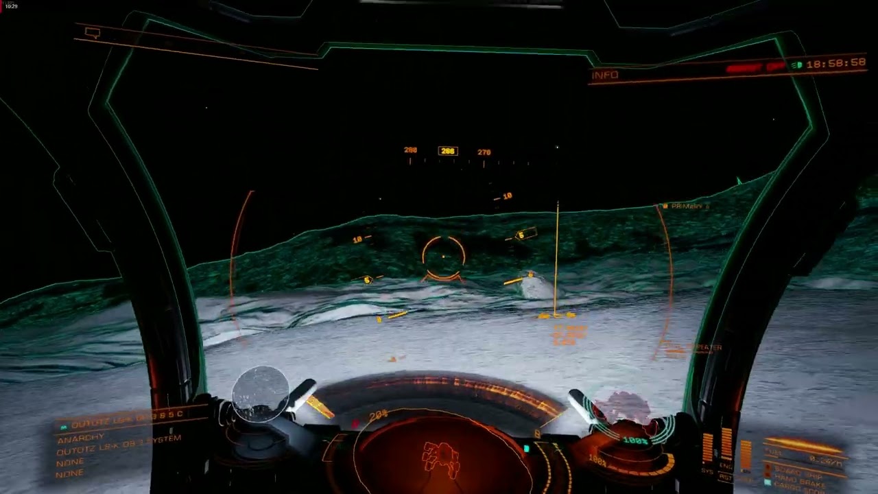 Elite Dangerous - raw materials grind Outotz LS-K d8-3 (antimony)
