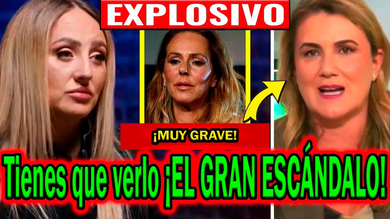 💥¡TRISTE FINAL! GRAVE PILLADA POR ROCÍO FLORES Y ROCÍO CARRASCO DESTAPA LO PEOR DE CARLOTA CORREDERA