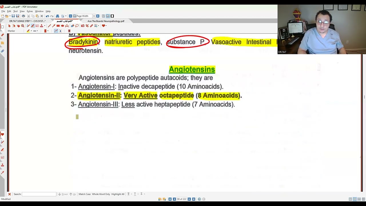 DR TA7: AUTACOIDS PHARMACOLOGY 3 (MED SCHOOL NOT USMLE)