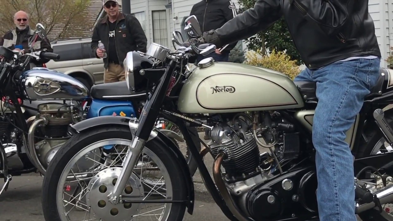 Andover Norton Commando Factory Racer Head Steady