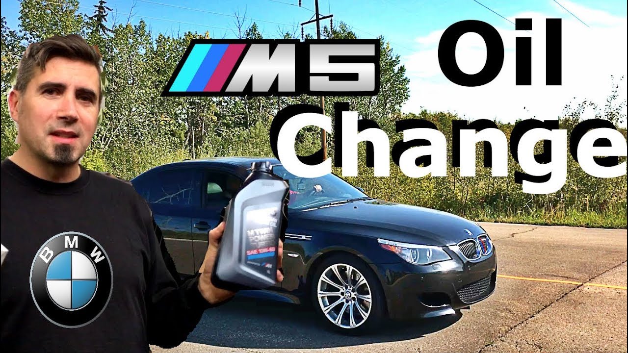 BMW E60 M5 Oil Change