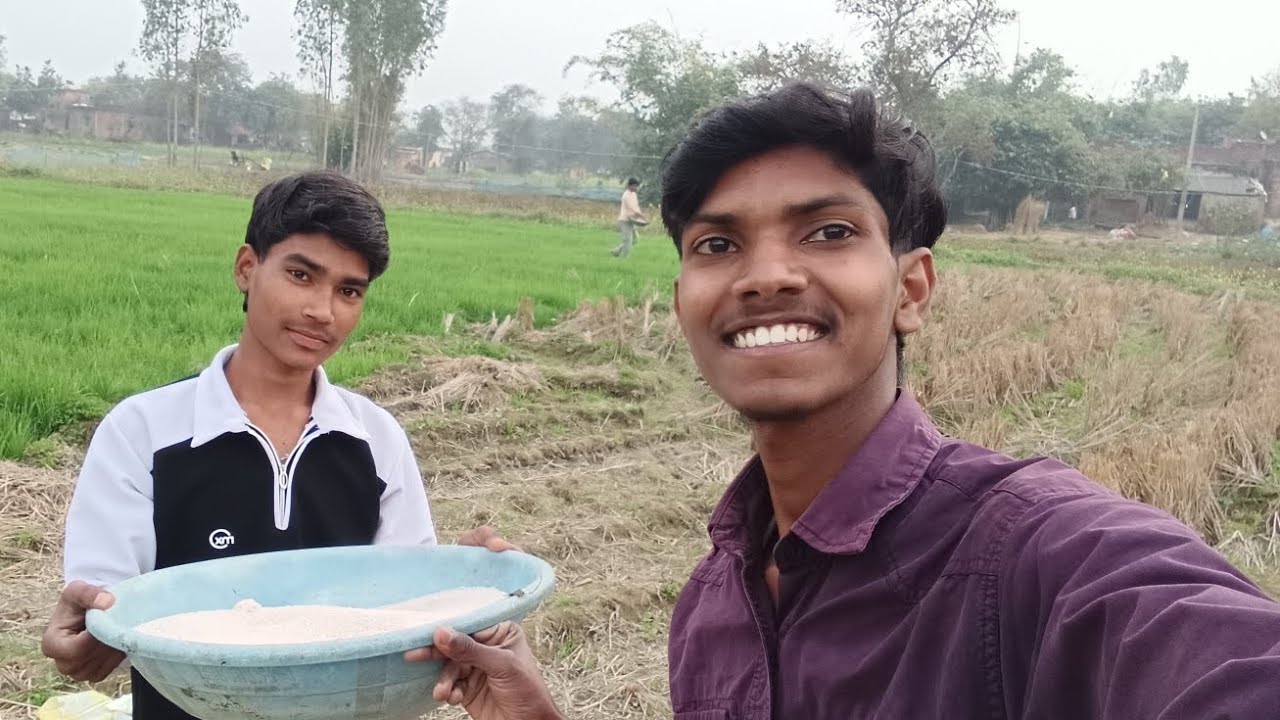 Aaj Jana pad gaya ritik bhai ke khet me khad marne#dailylifevlog#familyvlog#farmingvlogs#funnyvlogs 