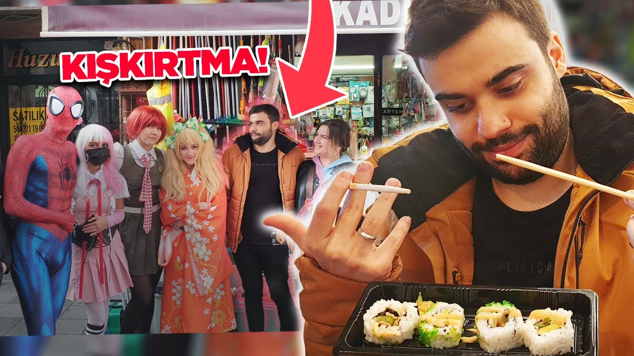 KOCAMA SUSHI YEDİRDİM ! KUSTU (ANİME KIŞKIRTMASI)