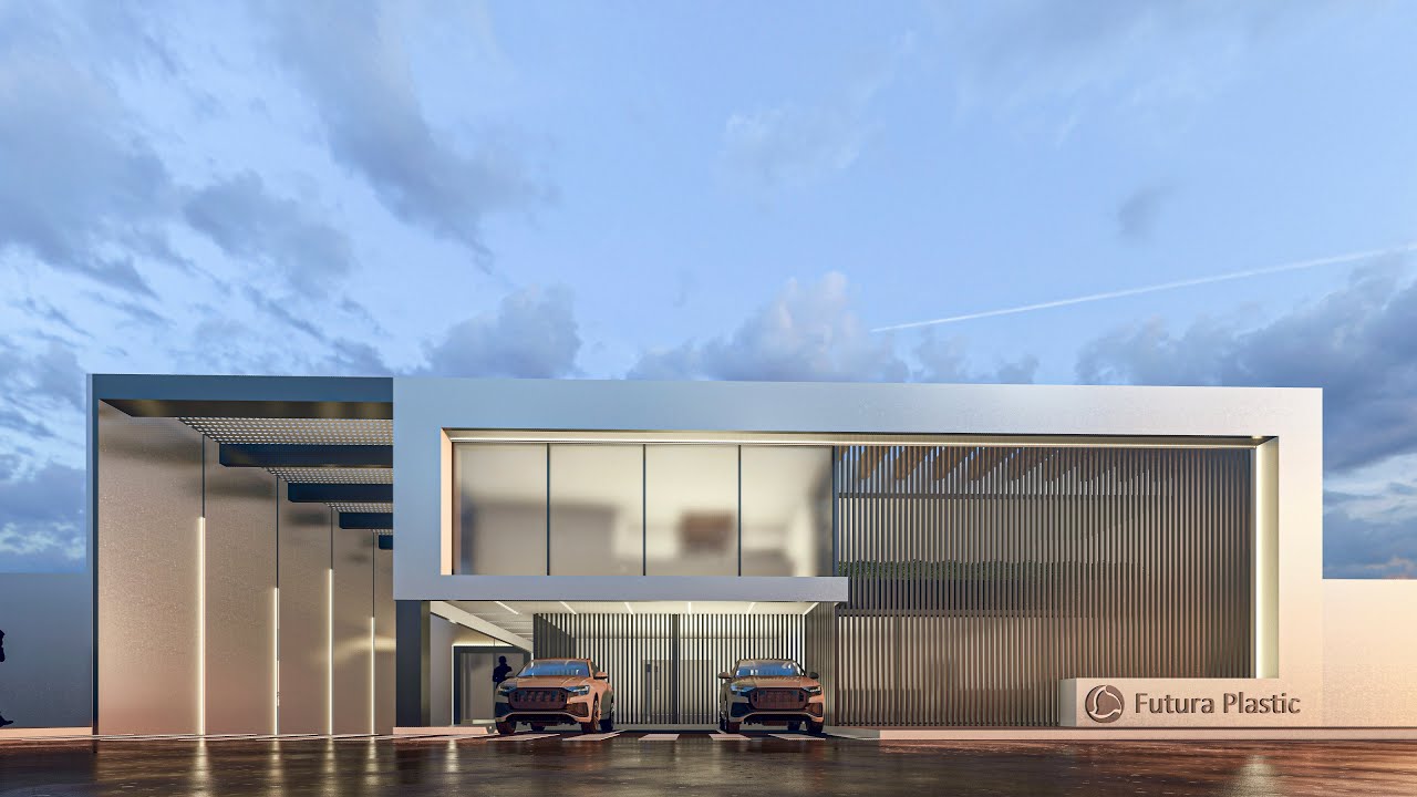 DISE&Ntilde;O DE NAVE INDUSTRIAL / BODEGA MODERNA | ARQUITECTURA