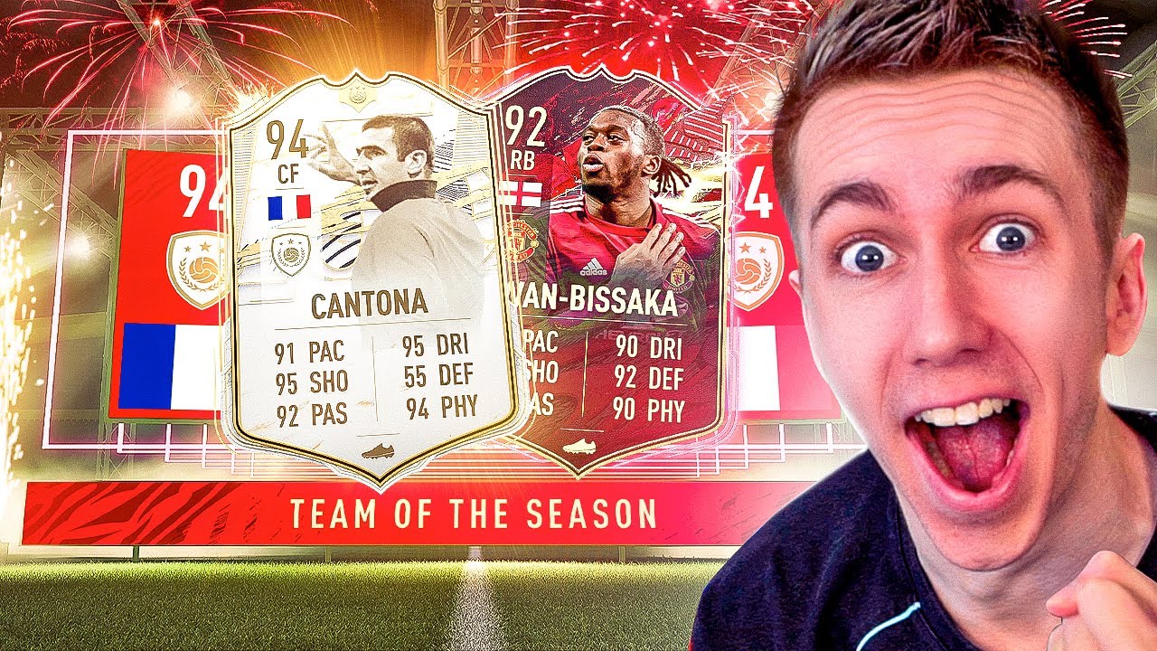 TOTS REWARDS GOT ME ICON MOMENTS CANTONA!! (FIFA 21 PACK OPENING)