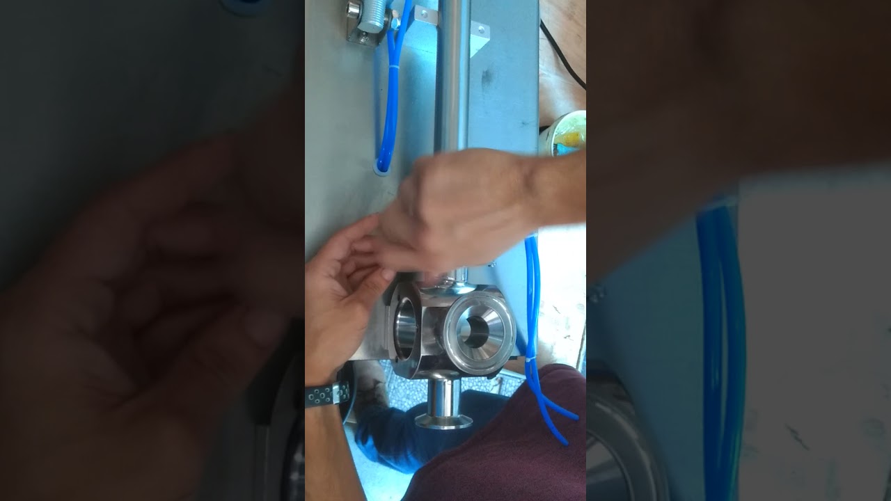 Limpeza das Envasadoras Pneumáticas de Pastoso e Liquido da Registron