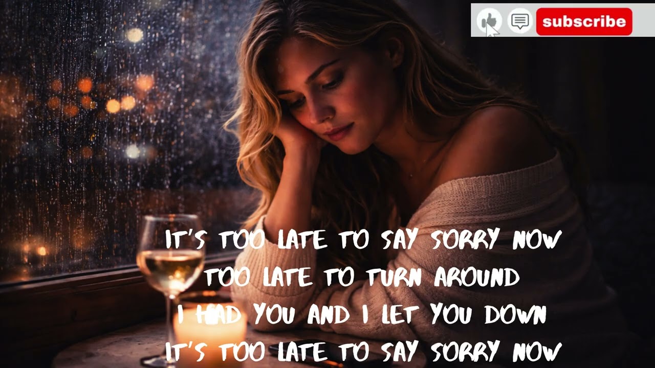 Too Late to Say Sorry Now!