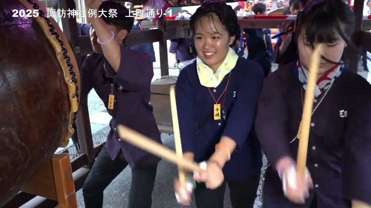 2025　諏訪神社例大祭　暑く　熱く燃える桑折の夏まつり　上町通り-1
