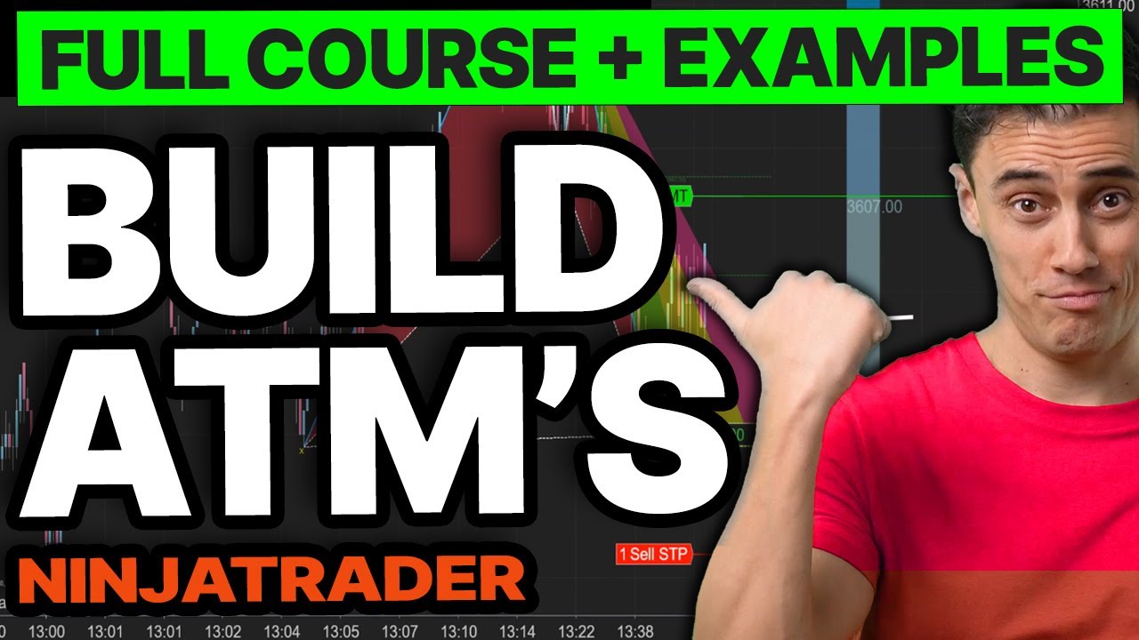 NinjaTrader 8 ATM Strategies Tutorial (Stops, Targets, Automation)