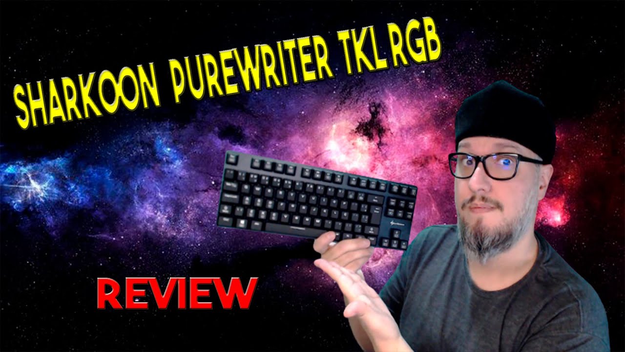 SHARKOON PUREWRITER TKL RGB ABNT | Teclado mecânico low profile...