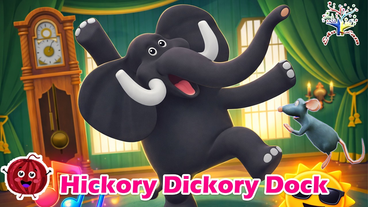 Хикори Дикори Док 🐭 Песенка «Ид Мубарак» | Веселые детские песенки