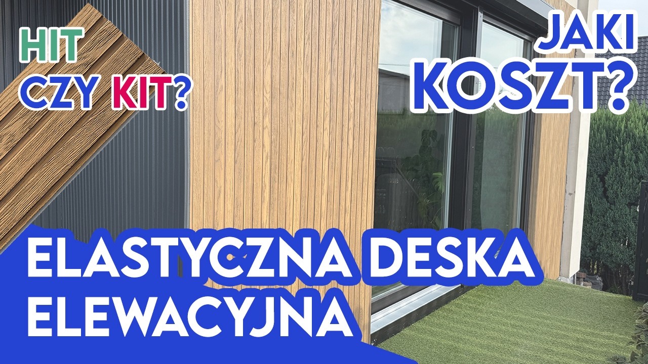 Metamorfoza elewacji - lamele elewacyjne [elastyczna deska] - jak przykleić?