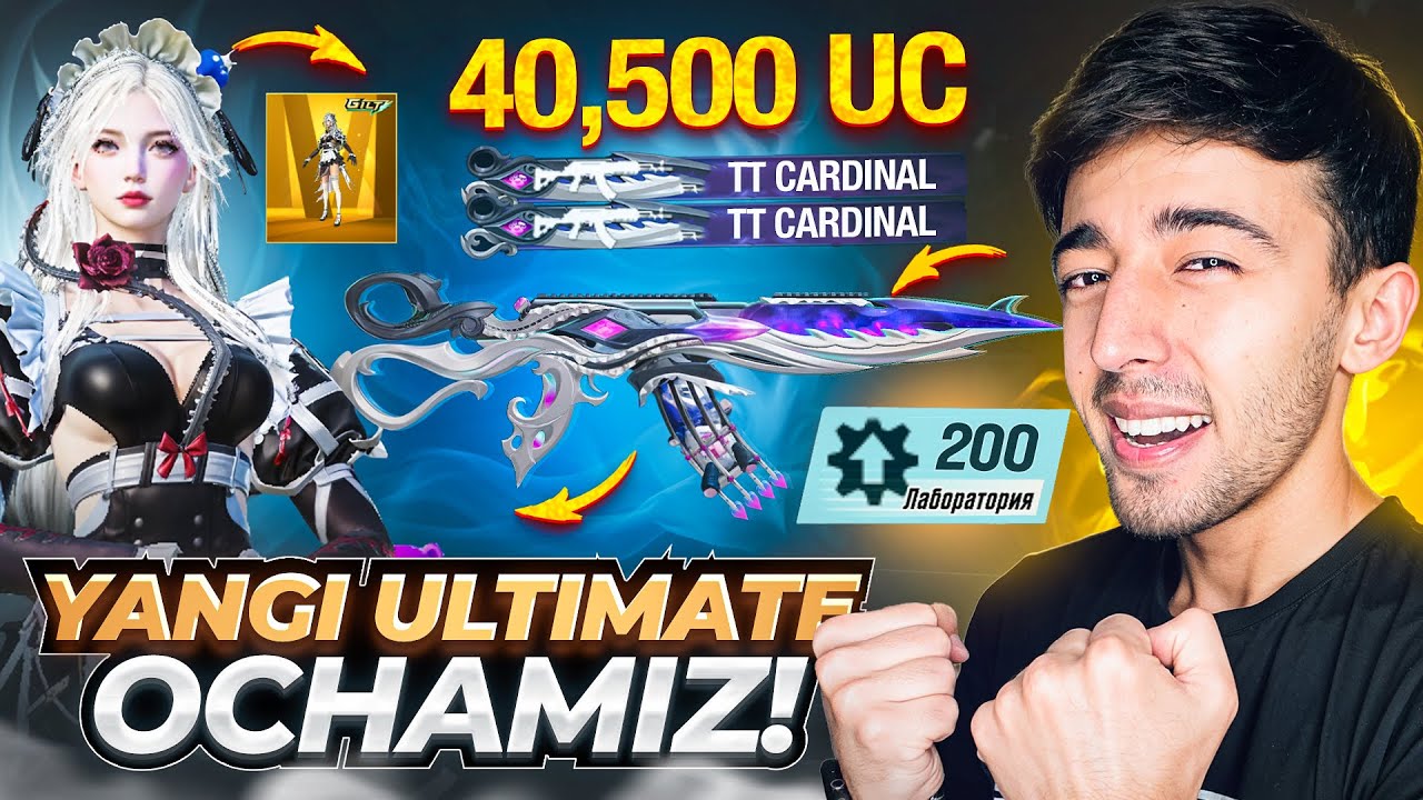 200 TA QUROL BO’LDI 😱 40,000 UC YANGI ULTIMATE OLAMIZ - PUBG MOBILE!!!