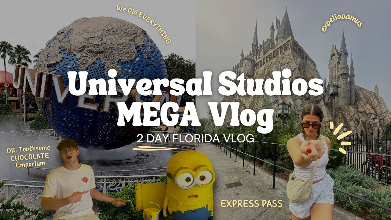 UNIVERSAL STUDIOS MEGA VLOG | we did absolutely EVERYTHING | Orlando 2023