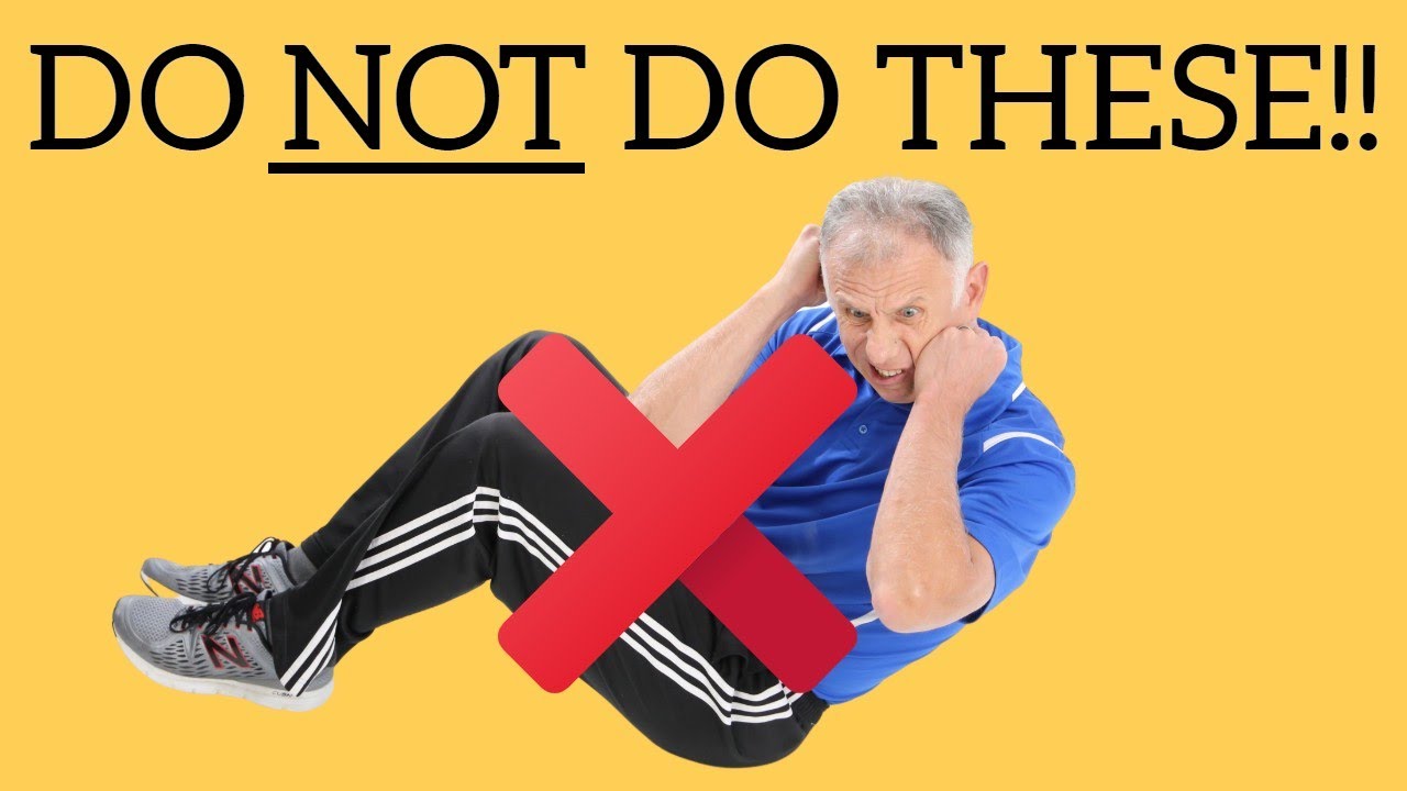 3 Worst Core Exercises for Low Back Pain. Do These Instead!