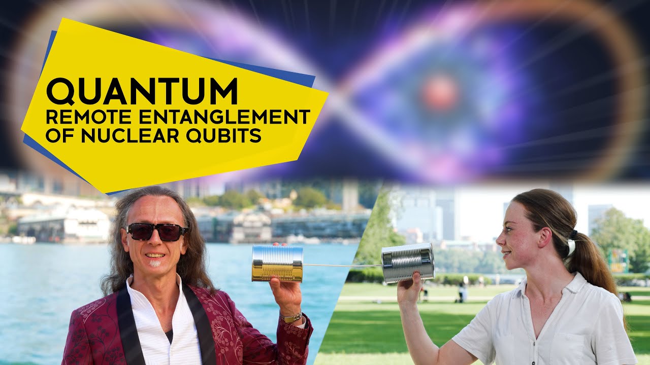 Remote quantum entanglement of nuclear qubits