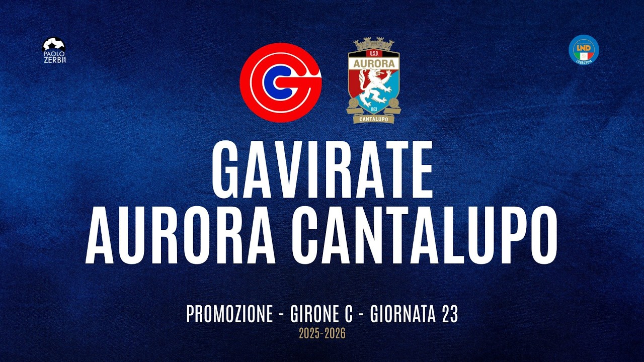 [HIGHLIGHTS] Promozione Girone C 25/26 | Giornata 23 | Gavirate - Aurora Cantalupo