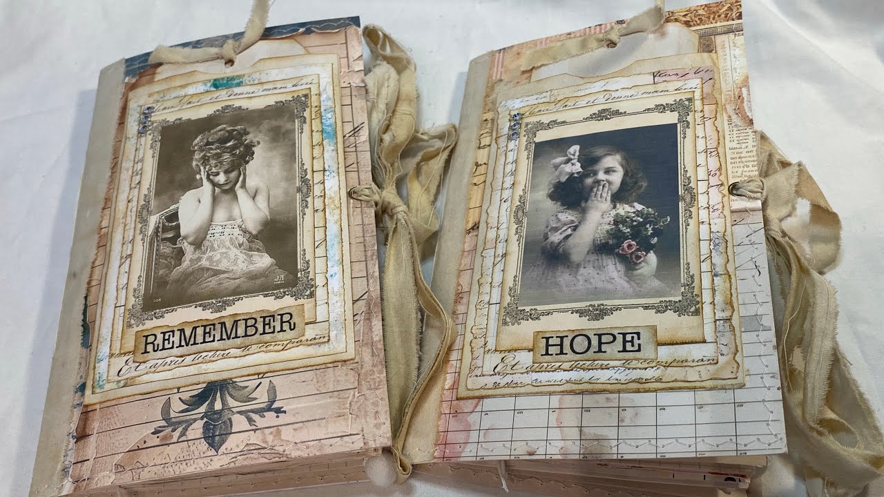 Hope & Remember junk journals - Handmade - Flip Through - @taylormadejournals9662  kits