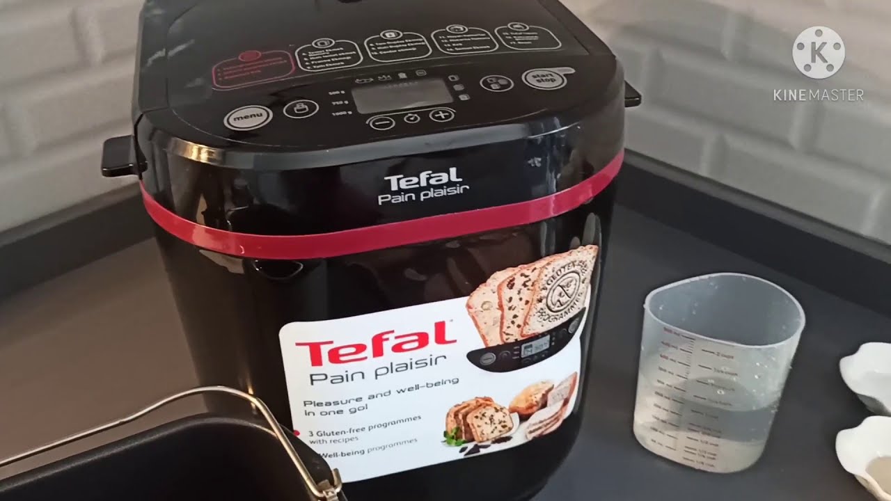 Tefal pain plaisir ekmek yapma makinesi tanıtımı ve köy ekmeği yapımı 🍞🍞