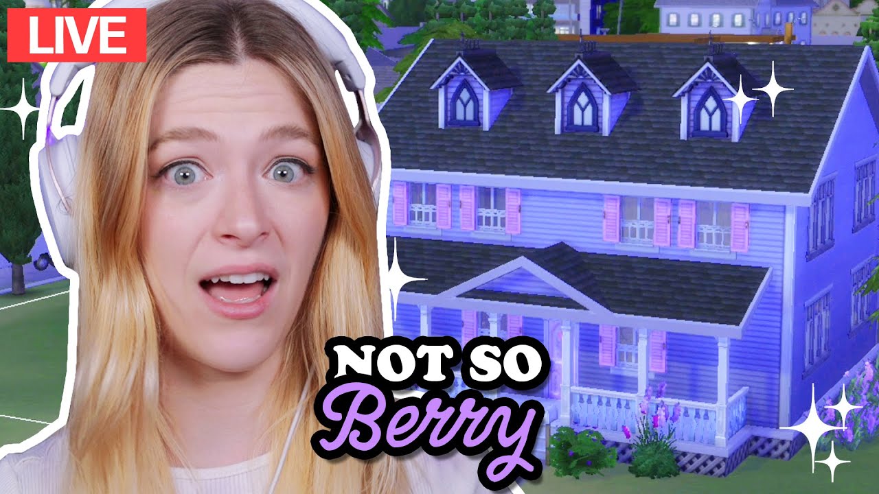 Remodeling A PURPLE Tiny Home In The Sims 4 | Not So Berry Bonus
