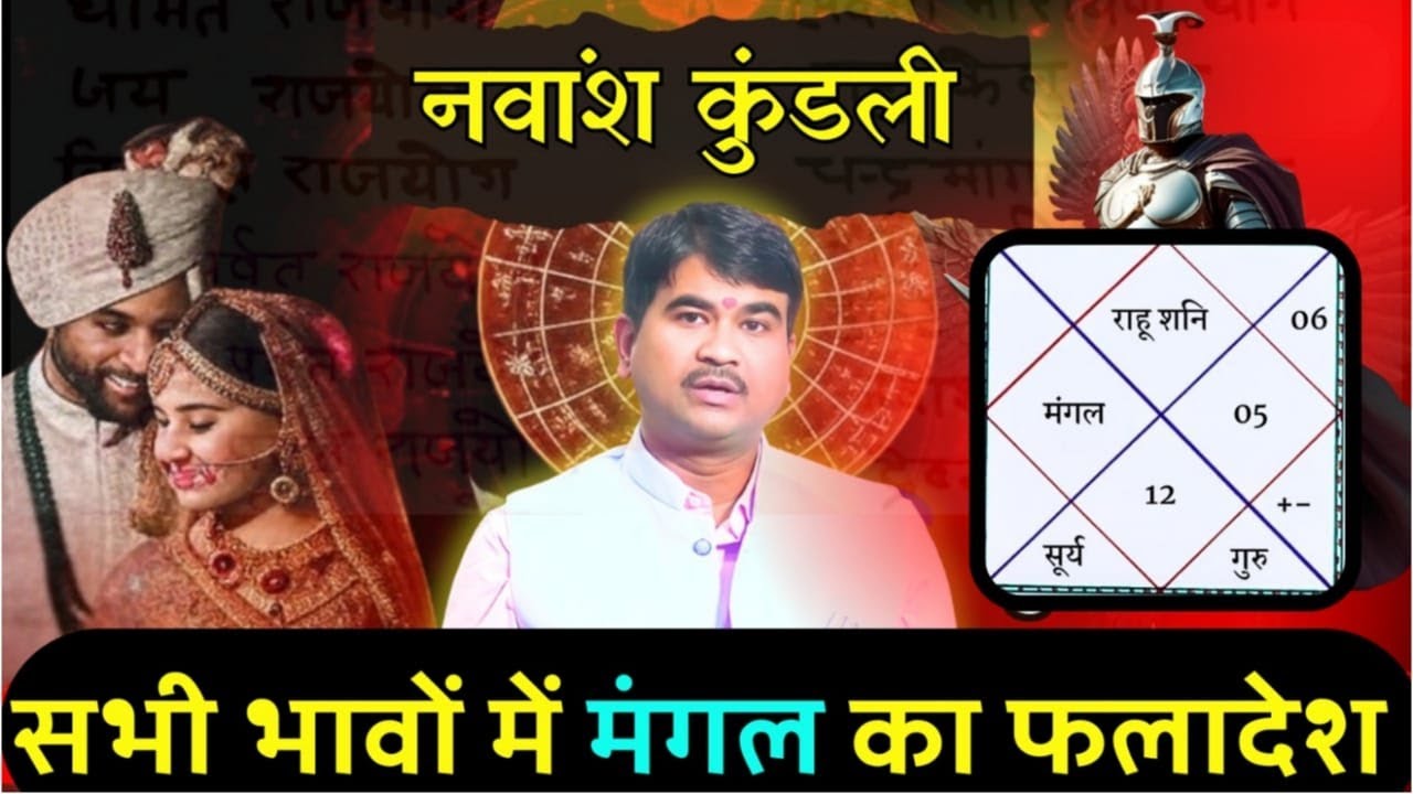 #नवांश #कुंडली में #मंगल का #फलादेश जानने का आसान तरीका, Mars#predictions#navansh#kundali,