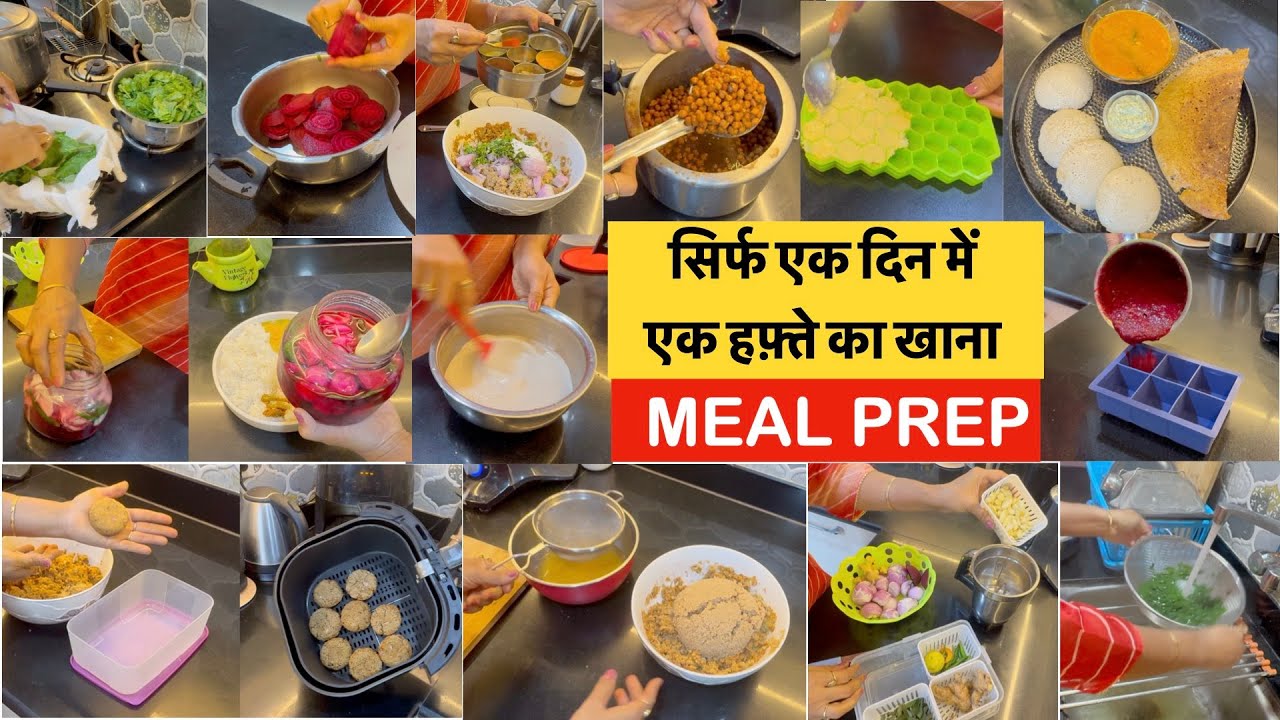 Weekly Indian Meal Prep Ideas | Stress-Free, Time Saving Kitchen Routine
