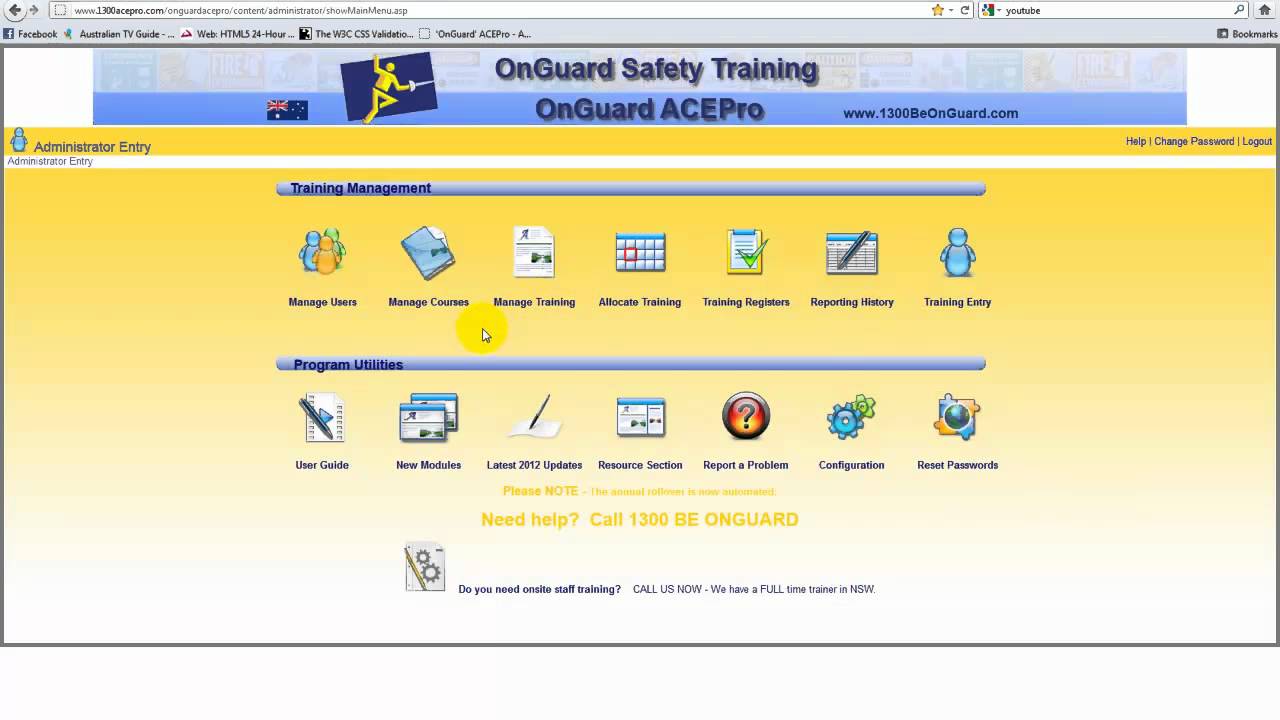 OnGuard Setup 2012