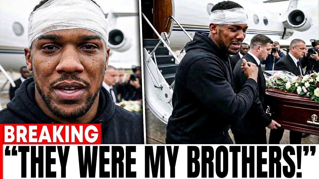 BREAKING: Anthony Joshua BREAKS DOWN in TEARS at Sina & Lats’ Funeral...