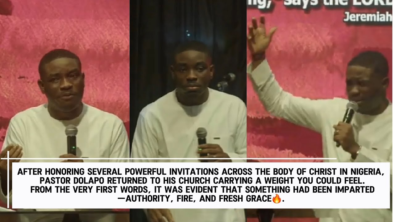 No One Expected This… Pastor Dolapo Returned With Something Heavy 🔥 | First Message to His Church”