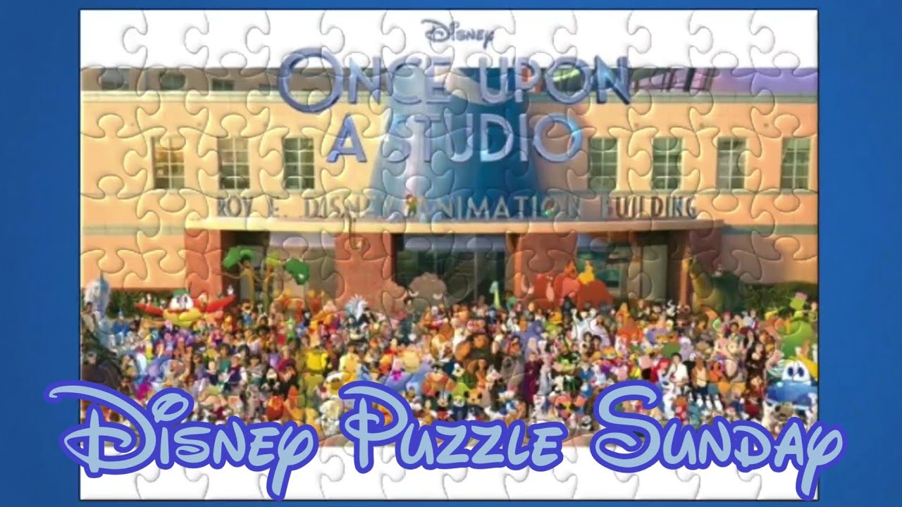 Disney Puzzle Sunday|Disney's Once Upon a Studio Disney 100 Poster Online Puzzle|First Video of 2024