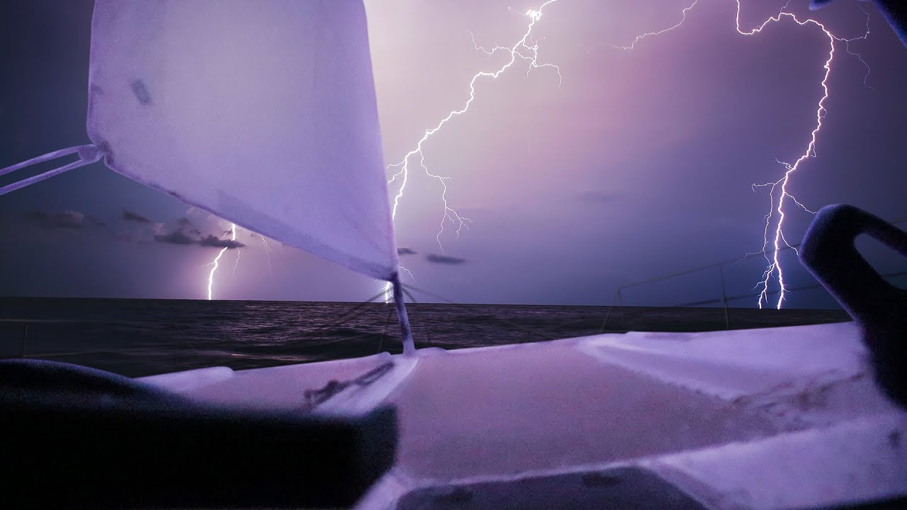 Surviving a LIGHTNING STORM and serious Boat Repairs WEEKS from land! Ep.3
