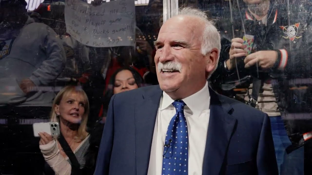 Anaheim Ducks Honor Joel Quenneville for his 1000th NHL Win FULL Ceremony